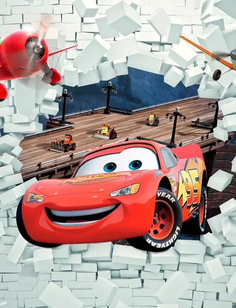Изображение товара Фотообои листовые Mio Tesoro Молния МакКвин 3D (200x260)