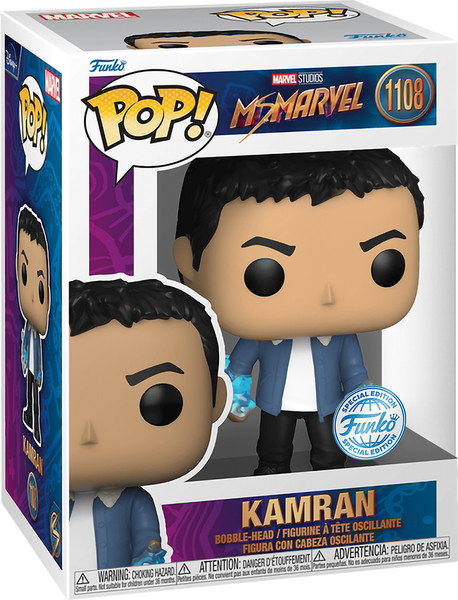 Изображение товара Фигурка коллекционная Funko POP! TV. Bobble Marvel. Ms.Marvel. Kamran Exc / Fun66447