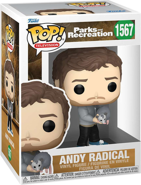 Фигурка коллекционная Funko POP! TV. Parks and Recreation 15th. Andy Radical / Fun80171 — фото 6