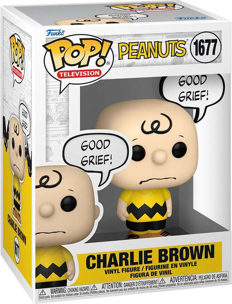 Фигурка коллекционная Funko POP! TV. Peanuts S7. Charlie Brown Good Grief / Fun83508 — фото 6
