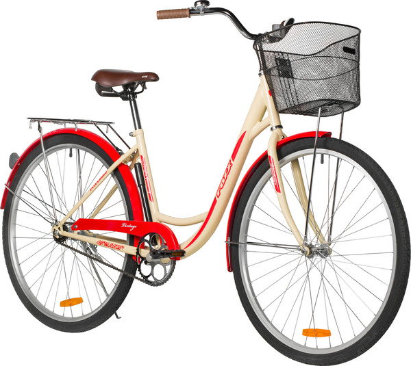 Изображение товара Велосипед Foxx Vintage 28SHC.VINTAGE.18BG6 (бежевый, разобранный, в коробке)