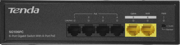 Изображение товара Коммутатор Tenda SG106PC
