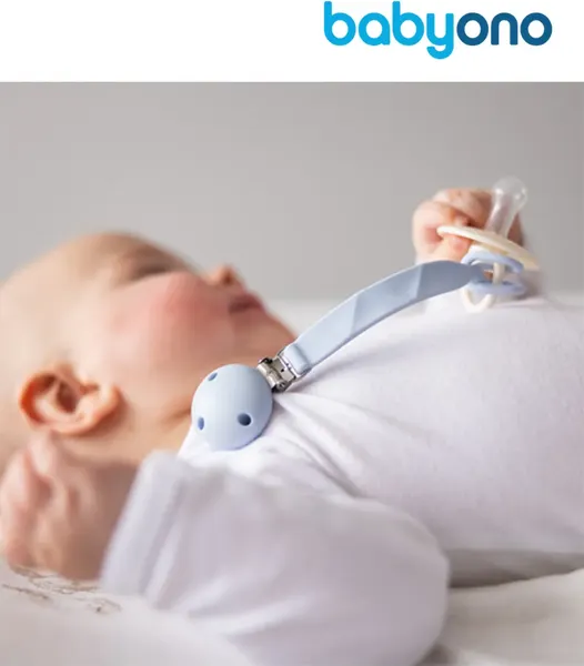 Изображение товара Держатель для пустышки BabyOno 1469/01 (розовый)