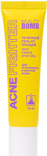 Гель для лица Beauty Bomb Acne Fighter Точечный от прыщей (15мл) — фото 5