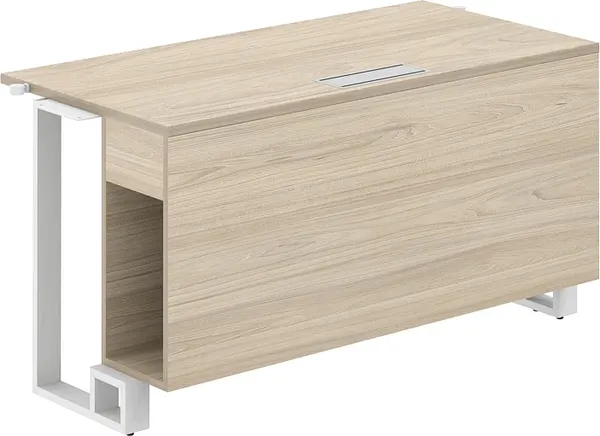 Стол модульный Norden 140х70х75 / SP.0106.AR.AR.WH (акация равелло/акация равелло/белый/серый) — фото 3