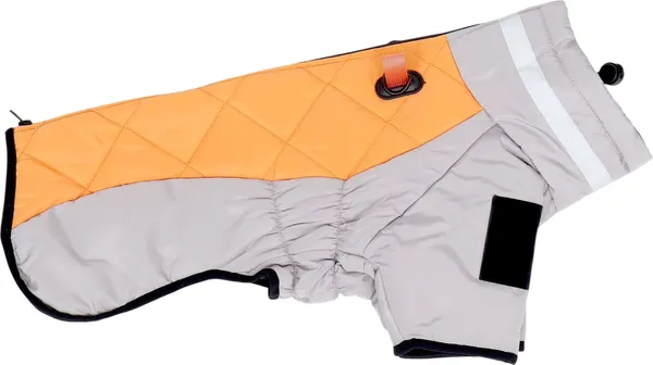 Изображение товара Куртка для животных Пижон для больших собак / 9712603 (4XL, серый/оранжевый)