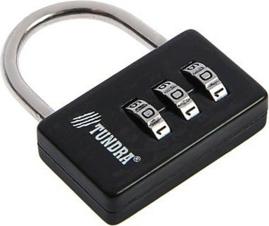 Изображение товара Замок навесной Tundra 4668267 (черный)