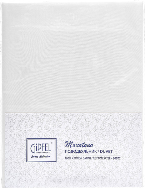Изображение товара Пододеяльник Gipfel Monotono 41487 (белый)