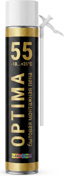 Пена монтажная Largomix Optima Всесезонная бытовая (750мл) — фото 3