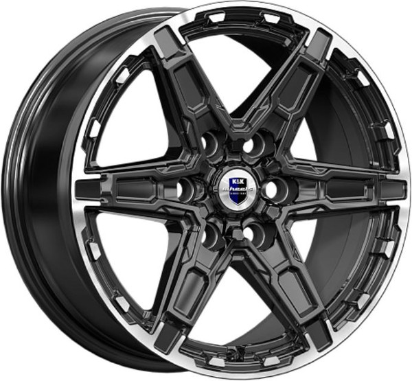 Литой диск K&K Дистрикт 18x8" 6x114.3мм DIA 66.1мм ET 42мм Черный бриллиант — фото 3