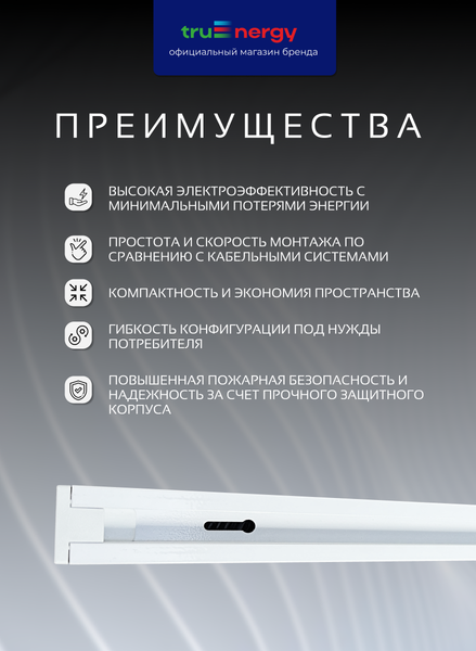 Изображение товара Шинопровод Truenergy 25053