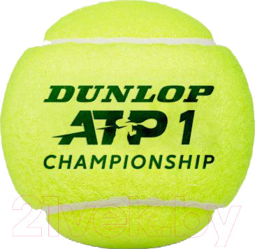 Изображение товара Набор теннисных мячей DUNLOP ATP Championship / 622DN601333 (4шт)