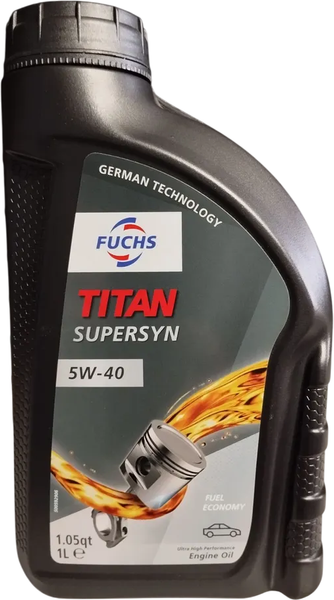 Изображение товара Моторное масло Fuchs Titan Supersyn 5W40 600930769/600790028/601425813/602003195 (1л)