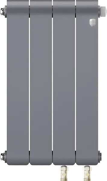 Изображение товара Радиатор биметаллический Royal Thermo Infinity 500 Silver Satin VR80 (4 секции)