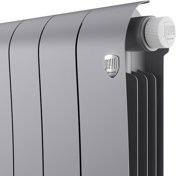 Изображение товара Радиатор биметаллический Royal Thermo Infinity 500 Silver Satin VR80 (6 секций)