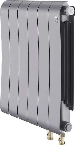 Изображение товара Радиатор биметаллический Royal Thermo Infinity 500 Silver Satin VR80 (6 секций)