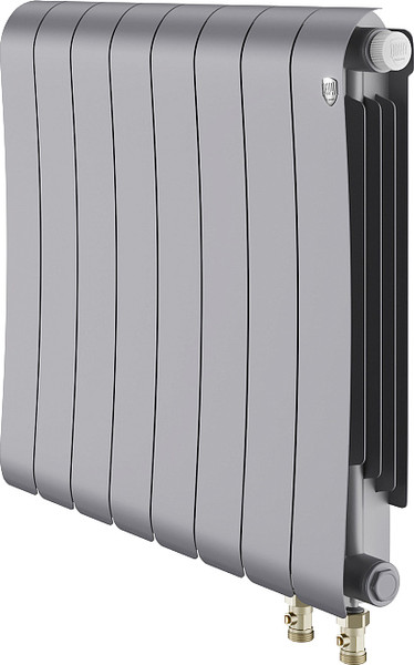 Изображение товара Радиатор биметаллический Royal Thermo Infinity 500 Silver Satin VR80 (8 секций)
