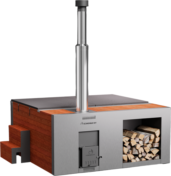 Изображение товара Купель SCANDINAF Elite 200R (аэромассаж/подсветка)