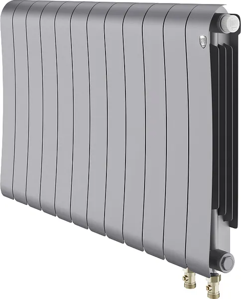 Изображение товара Радиатор биметаллический Royal Thermo Infinity 500 Silver Satin VR80 (12 секций)