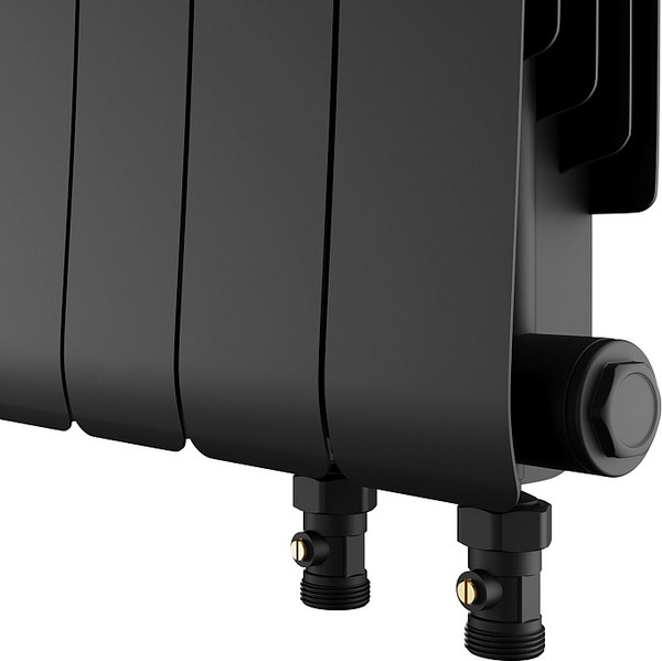 Изображение товара Радиатор биметаллический Royal Thermo Infinity 500 Noir Sable VR80 (4 секции)