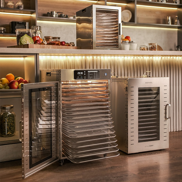 Изображение товара Сушильный шкаф для овощей и фруктов Meyvel MDH12-1S (Inox)