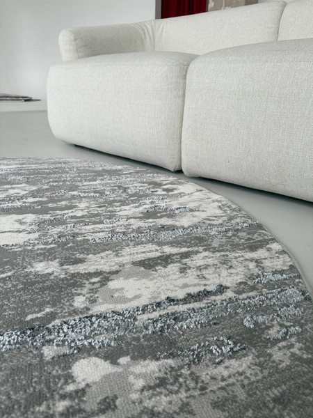 Изображение товара Коврик LAXMI Athena 7472 круг (1.6x1.6, Grey/Grey)