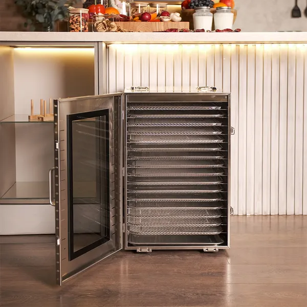 Изображение товара Сушильный шкаф для овощей и фруктов Meyvel MDH16-1S (Inox)