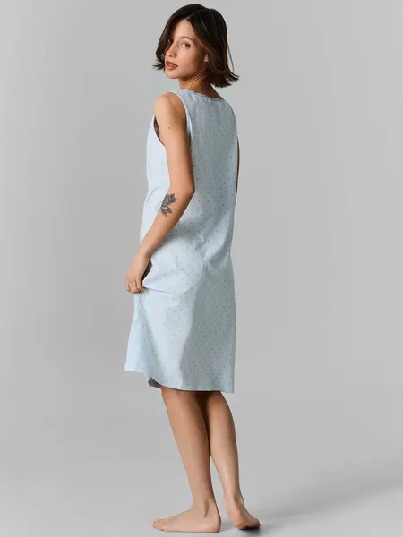 Изображение товара Сорочка Mark Formelle 572399 (р.164/170-96-102, цветы на голубом-1)