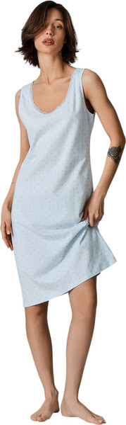 Изображение товара Сорочка Mark Formelle 572399 (р.164/170-112-118, цветы на голубом-1)