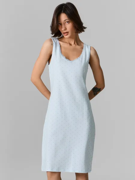 Изображение товара Сорочка Mark Formelle 572399 (р.164/170-112-118, цветы на голубом-1)