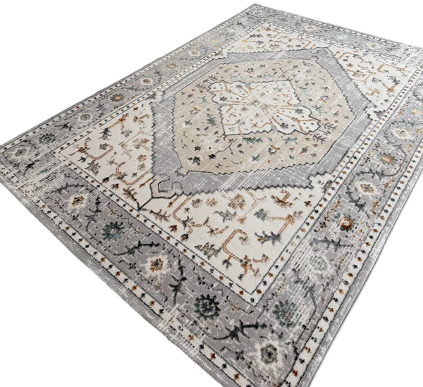 Изображение товара Ковер LAXMI Athena 8059 прямоугольник (3x4, Grey/Gold)