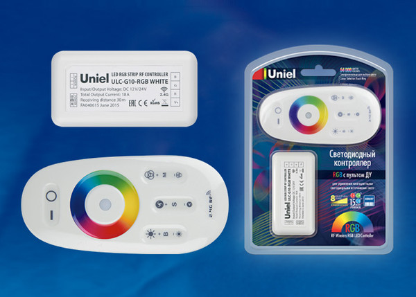 Контроллер для светодиодной ленты Uniel ULC-G10-RGB / 11104 — фото 6