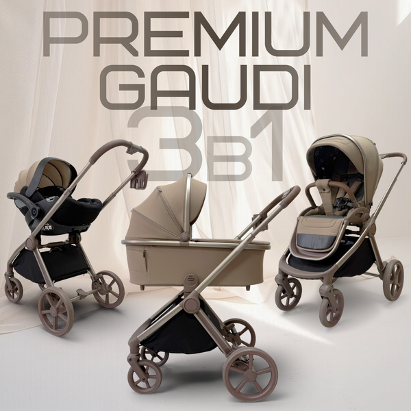 Изображение товара Детская универсальная коляска Bubago Gaudi 3в1 / BG 195-4 (тоффи)