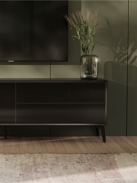 Изображение товара Тумба Metaldesign Проксима MD 7157.01.40 (черный/рифленое-черный)