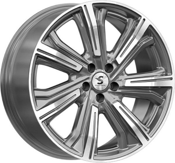 Литой диск K&K Kleemann (KP1067) 20x8.5" 5x114.3мм DIA 66.1мм ET 45мм (Diamond Gloss Graphite) — фото 3