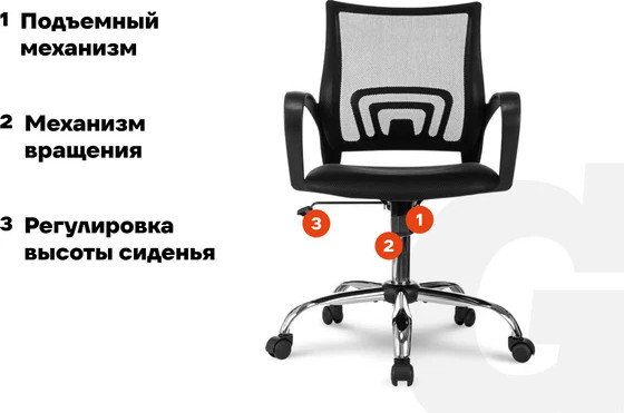 Изображение товара Кресло офисное Gigant GCH-16 (черный)
