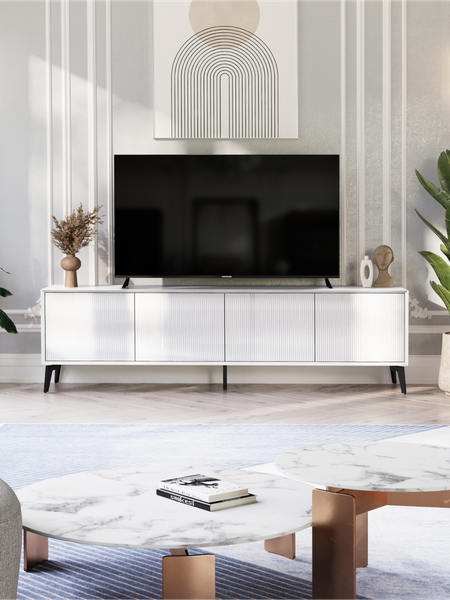 Изображение товара Тумба Metaldesign Проксима MD 7152.06.41 (белый/рифленое-белый)