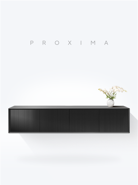 Изображение товара Тумба Metaldesign Проксима MD 7153.01.40 (черный/рифленое-черный)