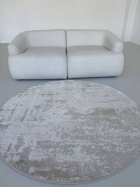 Изображение товара Коврик LAXMI Comfort 471 круг (1.6x1.6, Cream/Cream)