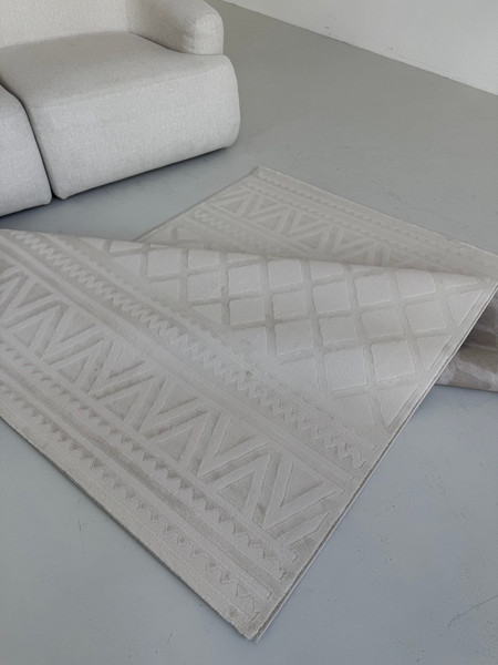 Изображение товара Ковер LAXMI Comfort 847 прямоугольник (1.6x2.3, Cream/Cream)