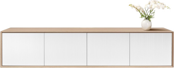 Изображение товара Тумба Metaldesign Проксима MD 7153.15.41 (дуб честерфилд/рифленое-белый)