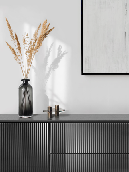 Изображение товара Тумба Metaldesign Проксима MD 7155.01.40 (черный/рифленое-черный)