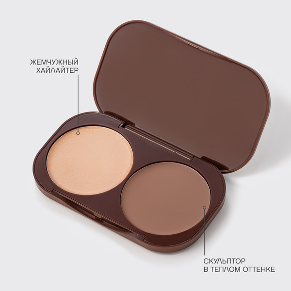 Изображение товара Палетка для скульптурирования Vivienne Sabo Riviera du Soleil кремовая (5.3г)