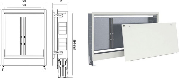 Изображение товара Шкаф коллекторный AV Engineering 03 / AVEMC203