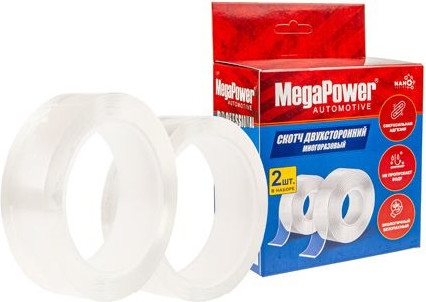 Скотч двухсторонний Megapower EW-102 Nano (2шт) — фото 3