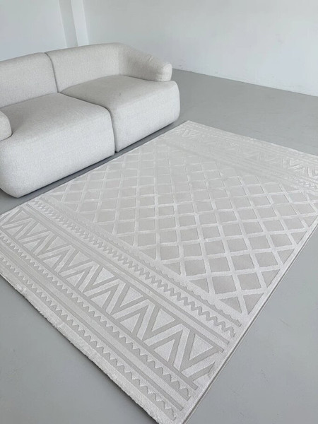 Изображение товара Ковер LAXMI Comfort 847 прямоугольник (2x2.5, Cream/Cream)