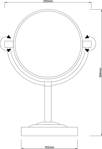 Изображение товара Зеркало для макияжа Lauter 21SH044CH