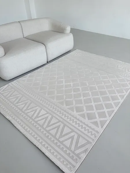 Изображение товара Коврик LAXMI Comfort 847 прямоугольник (0.8x1.5, Cream/Cream)