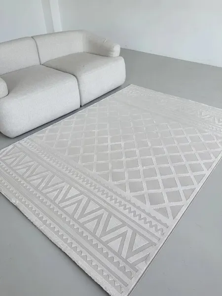Изображение товара Коврик LAXMI Comfort 847 прямоугольник (0.8x1.5, Cream/Cream)