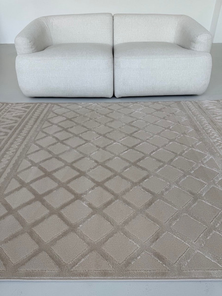 Изображение товара Коврик LAXMI Comfort 847 прямоугольник (0.8x1.5, Beige/Beige)